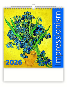 Nástěnný kalendář Impressionism 2026