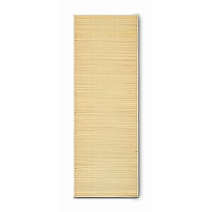 Natural straw beach mat, beige