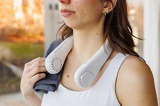 Neck ventilator Fresh, white