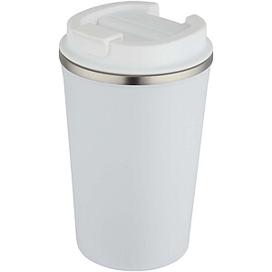 Newport 350 ml double wall vacuum insulated stainless steel tumbler, white