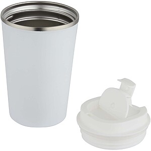 Newport 350 ml double wall vacuum insulated stainless steel tumbler, white