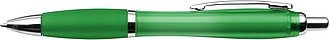 Newport ballpen with blue ink.Green