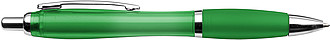 Newport ballpen with blue ink.Green