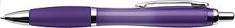 Newport ballpen with blue ink.Purple