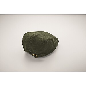 Newsboy flat cap 335 gr/m2, dark green