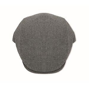 Newsboy flat cap 335 gr/m2, grey