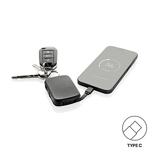 Nexo RCS keychain 2000 mah powerbank with integrated cables