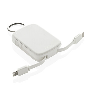 Nexo RCS keychain 2000 mah powerbank with integrated cables