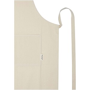 Nia 200 g/m2 recycled cotton apron, ice blue
