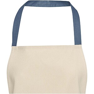 Nia 200 g/m2 recycled cotton apron, ice blue
