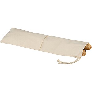 Nola cotton bread bag, natural
