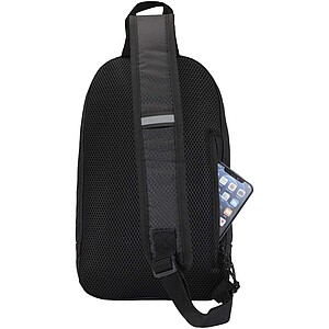 Nomad GRS recycled hydration crossbody bag 6L, solid black