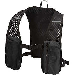 Nomad GRS recycled running vest hydration pack 5L, solid black