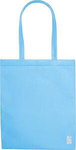 Non-woven bag, 70 g/m2, light blue