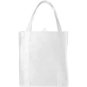 Non-woven grocery tote white