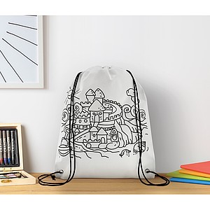 Non woven kids bag with pens
