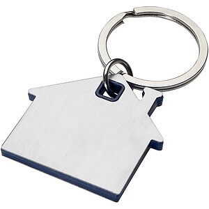 Nook house-shaped keychain, blue