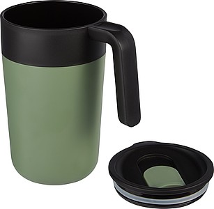 Nordia 400 ml double-wall recycled mug