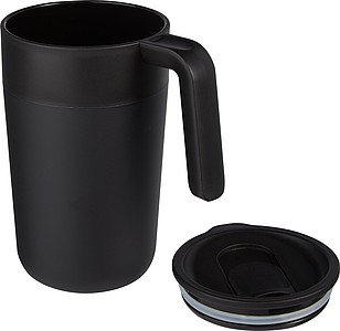 Nordia 400 ml double-wall recycled mug