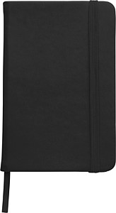 Note book with a soft PU coverBlack