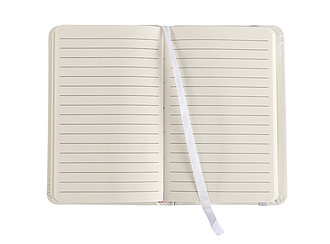Note book with a soft PU coverBlue