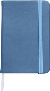 Note book with a soft PU coverPale blue