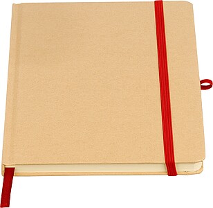 Notebook A5 Haze, red