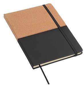 Notebook "CORKY A5 Brown/Black