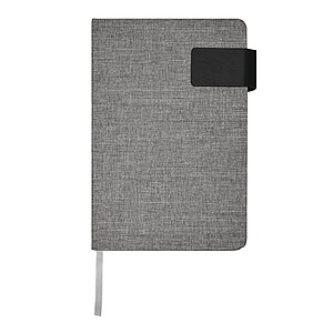 Notebook, in DIN A5 size, grey
