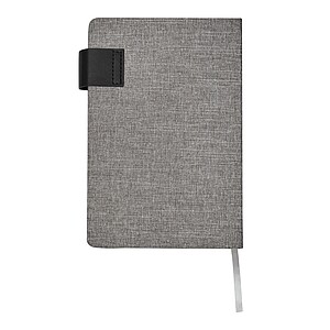 Notebook, in DIN A5 size, grey