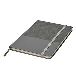 Notebook, in DIN A5 size, grey