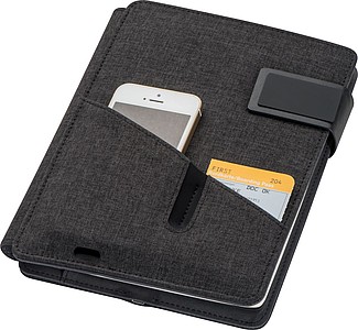 Notebook with powerbank