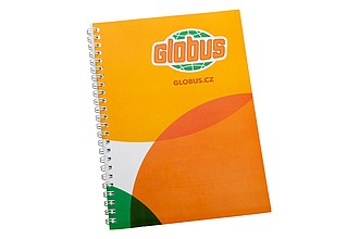 Notepads with cover and spiral
