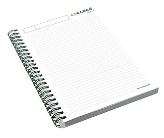 Notepads with spiral