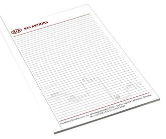 Notepads with spiral
