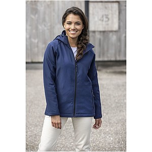 Notus womens padded softshell jacket, navy, M