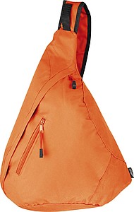 Nylon backpack, orange