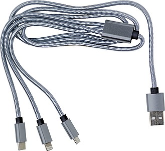 Nylon charging cable