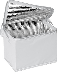 Nylon cooler bag, white