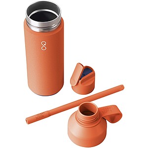 Ocean Bottle GO 500 ml vacuum insulated water bottle, sun orange