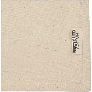 Odessa 220 g/m2 GRS recycled cotton mini gusset tote bag 9L, natural