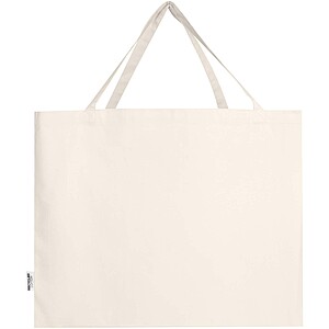 Odessa 220 g/m2 GRS recycled cotton tote bag 40L, natural