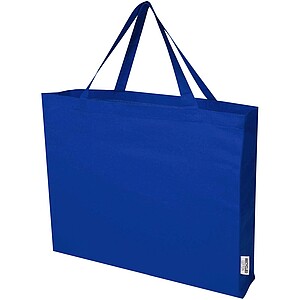 Odessa 220 g/m2 GRS recycled cotton tote bag 40L, royal blue