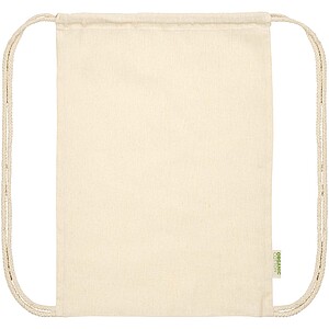 Odisha 100 g/m2 OCS organic drawstring bag 5L, natural