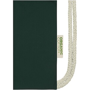 Odisha 140 g/m2 OCS organic drawstring bag 5L, dark green
