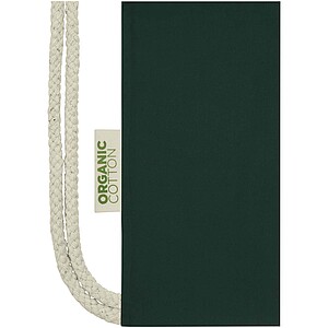 Odisha 140 g/m2 OCS organic drawstring bag 5L, dark green
