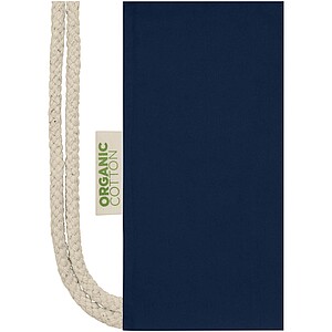 Odisha 140 g/m2 OCS organic drawstring bag 5L, navy