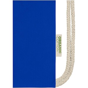 Odisha 140 g/m2 OCS organic drawstring bag 5L, royal blue