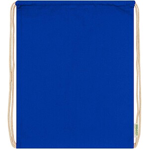 Odisha 140 g/m2 OCS organic drawstring bag 5L, royal blue