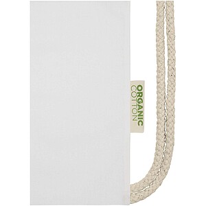 Odisha 140 g/m2 OCS organic drawstring bag 5L, white